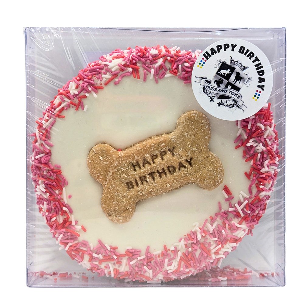 Huds and Toke Natural Yoghurt Frosted Dog Birthday Cake Treat
