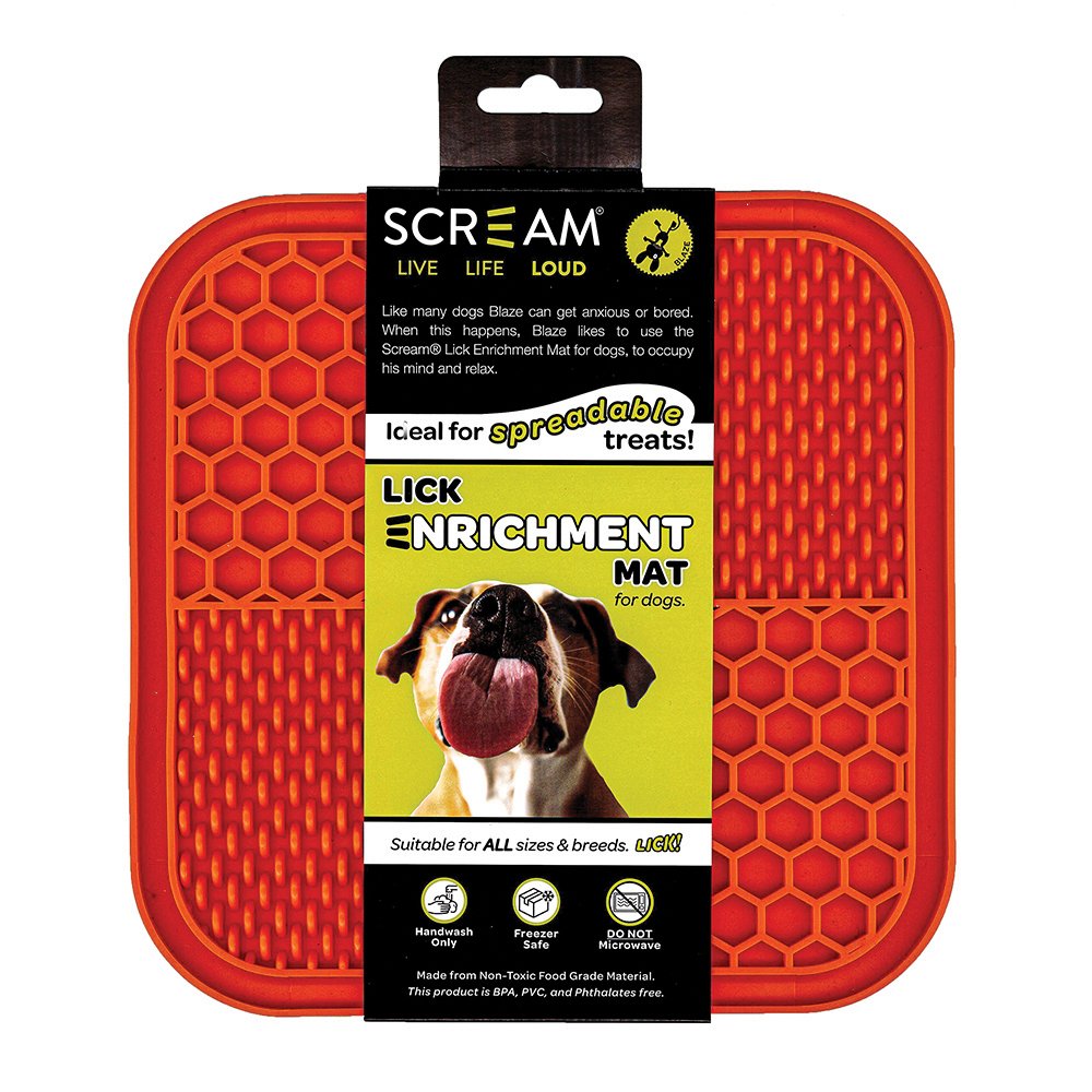Scream Lick Enrichment Mat