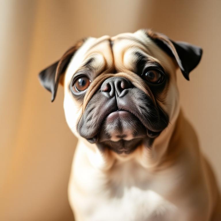 Pug portrait